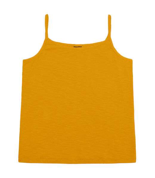 Blusa Feminina de Alças Básica Rovitex Amarelo