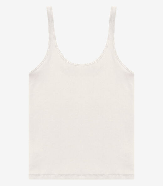 Blusa De Alca Básica Feminina Rovitex Bege