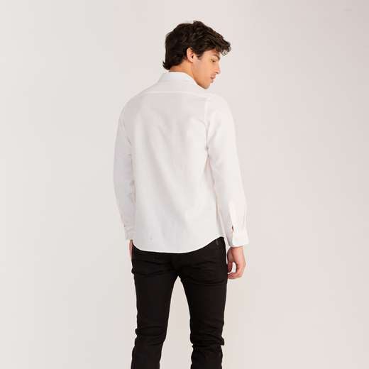 Camisa Rock e Soda Masculina Manga Longa Botões Confortável