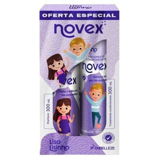 Image_Shampoo e Condicionador Infantil Novex 300ml Liso Lisinho
