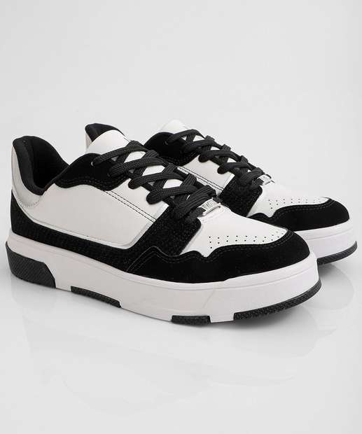 Tênis Casual Feminino Recortes Vizzano