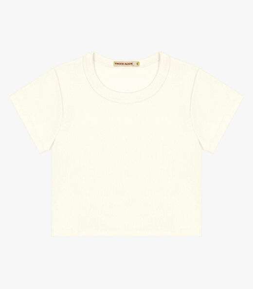 Image_Blusa Cropped Infantil Ribana Canelada Trick Nick Bege