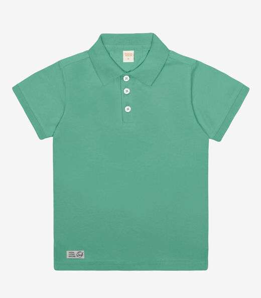 Camisa Polo Infantil Masculina Trick Nick Verde