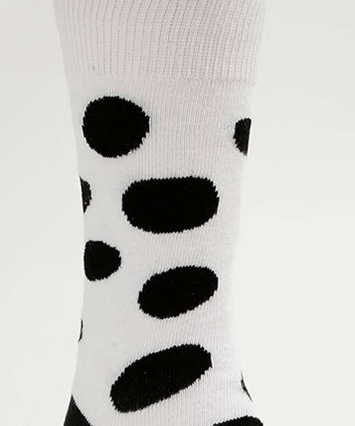Meia Cano Longo Feminina Estampa Dálmata Disney