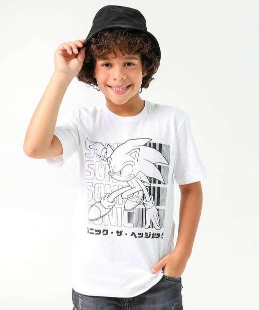 Image_Camiseta Juvenil Estampada Sonic Tam 10 a 16