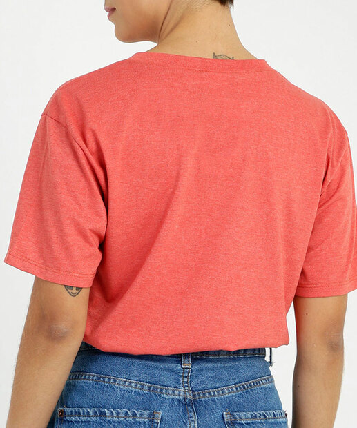 Blusa Cropped Feminina Estampa Frase Manga Curta
