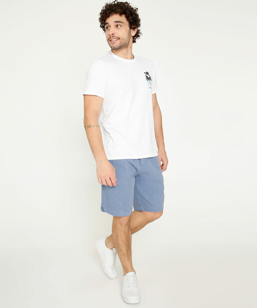 Bermuda Masculina Sarja Bolsos Rock & Soda