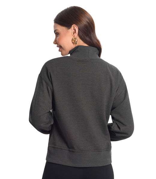 Blusão Estampado Feminino Rovitex Preto