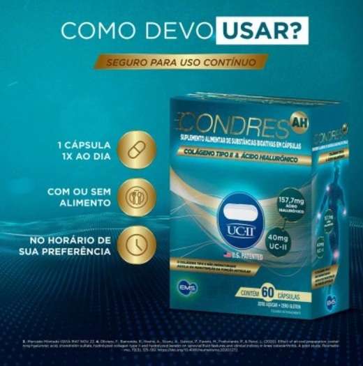 Suplemento Alimentar Condres AH 60cps