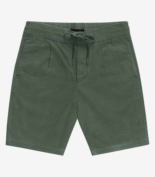 Bermuda Masculina em Linho Diametro Verde