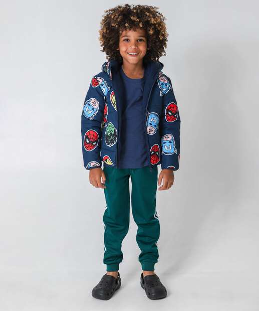 Image_Calça Infantil Jogger Helanca Marisa Tam 4 a 10 Verde