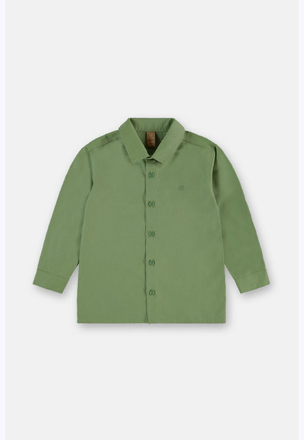 Camisa Infantil Clássica Em Algodão Up Baby