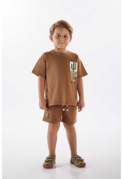 Image_Conjunto Menino Camiseta e Short Três e Já