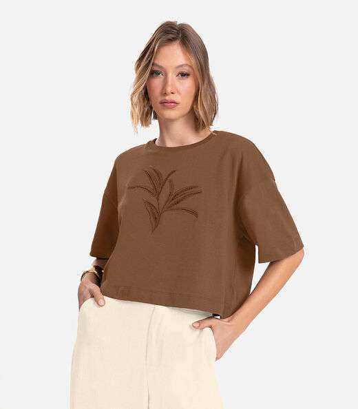 Image_Blusa Feminina Com Bordado Endless Marrom
