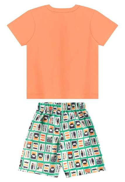 Conjunto Camiseta e Bermuda Bee Loop