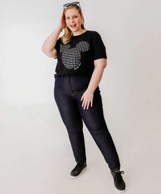 Blusa Plus Size Feminina Estampa Mickey Disney
