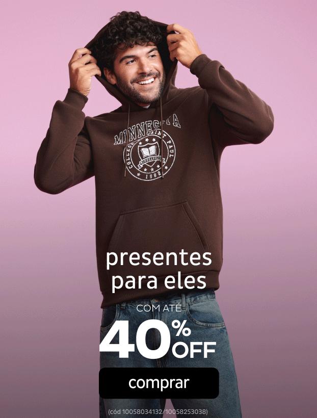 Presentes para Eles a partir de 50% OFF
