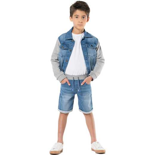Jaqueta Jeans Infantil Masculina Mania Kids