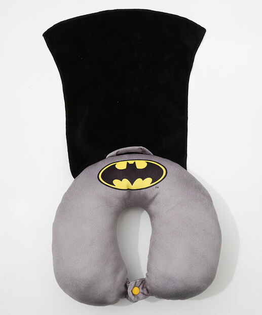 Image_Almofada Pescoço Batman Warner Bros Preto