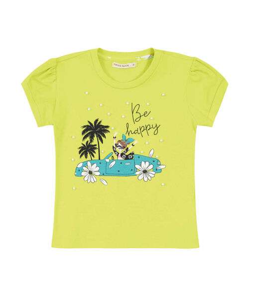 Blusa Infantil Feminina Em Cotton Leve Trick Nick Verde
