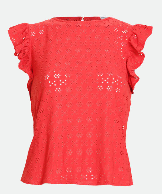 Blusa Regata Feminina Laise Babado Marisa