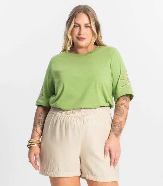 Image_Blusa Feminina Manga Curta Secret Glam Verde