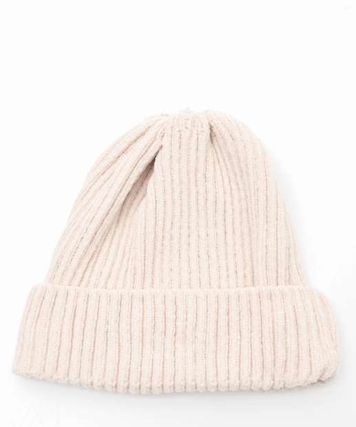 Touca Feminina Chenille Marisa Off White