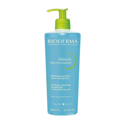 Image_Sébium Gel Moussant Gel De Limpeza Bioderma 500ml
