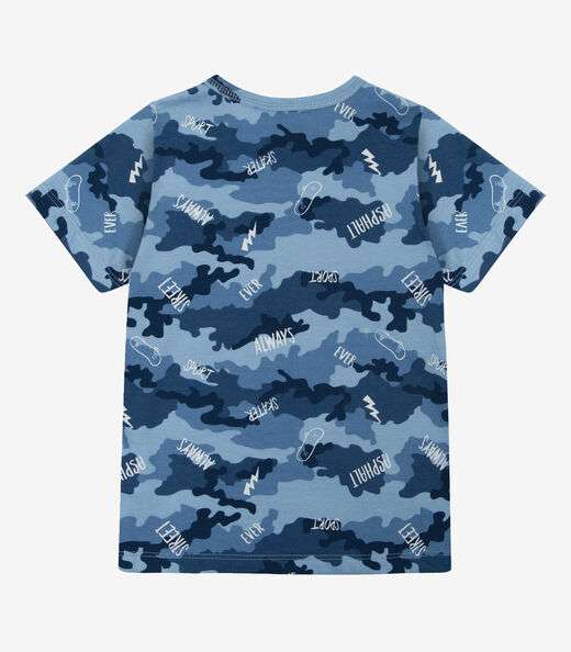 Camiseta Infantil Masculina Coqueiros Infinita Cor Marrom