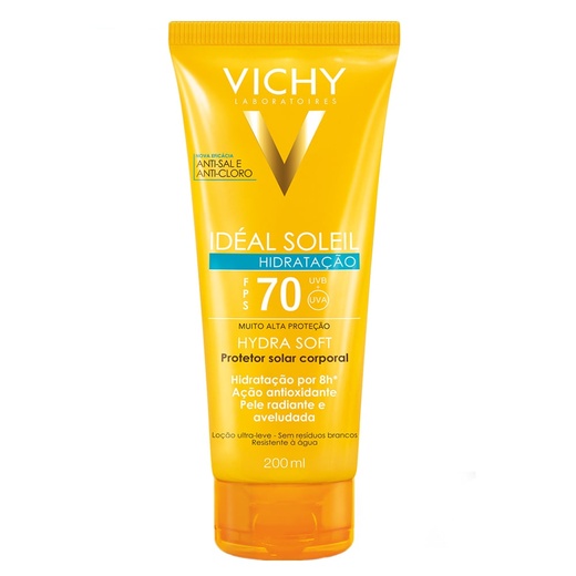 Image_Kit com 3 Unidades de Vichy Protetor Solar Idéal Soleil Hydrasoft FPS70 200ml