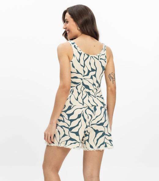 Pijama Regata Feminino Regata Infinita Cor Verde