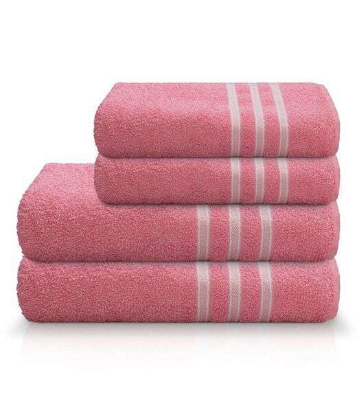 Image_Toalha de Rosto Festiva Camesa Rosa