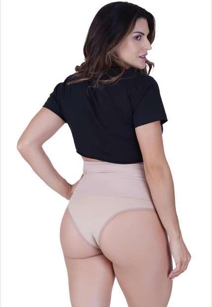 Calcinha Delicada Compressão Concept Lingerie Bege