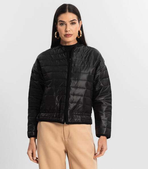 Jaqueta Feminina Microfibra Endless Preto