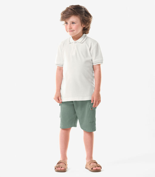 Bermuda Infantil Menino Gorgurinho Trick Nick Verde