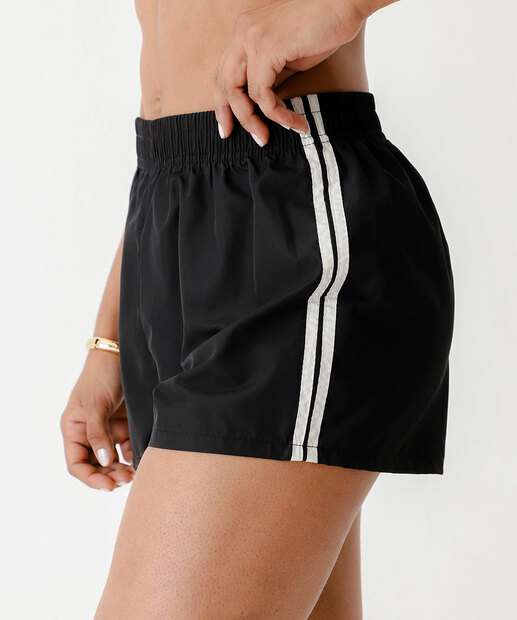 Shorts Feminino Fitness Faixas Marisa