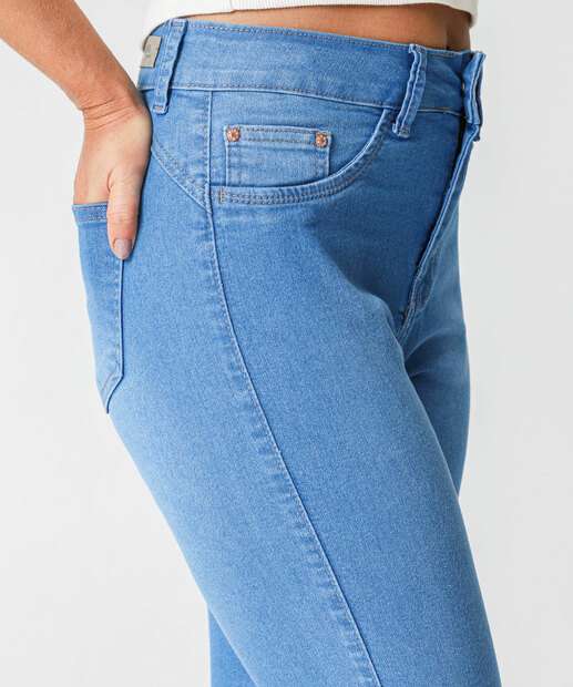 Calça Jeans Cigarrete Feminina Biotipo Azul