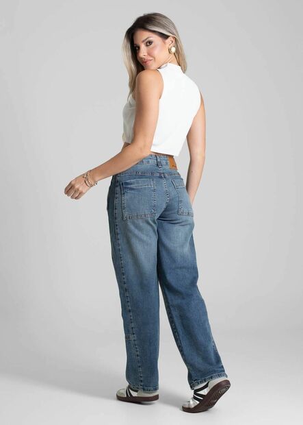 Calça Jeans Sawary Barrel - 282582