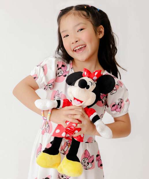 Pelúcia Minnie Disney Vermelho