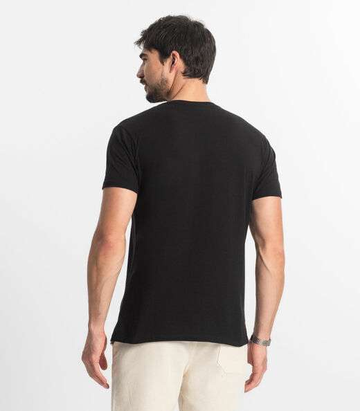 Camiseta Masculina Básica Select Preto