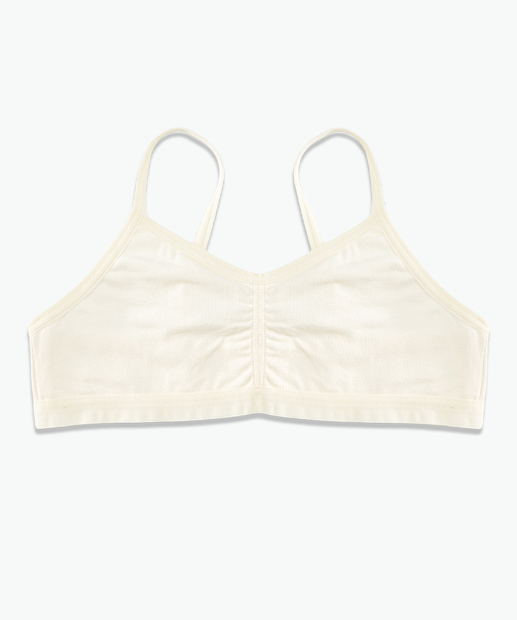 Kit Juvenil Top e Calcinha DelRio Tam 10 a 16 Off White