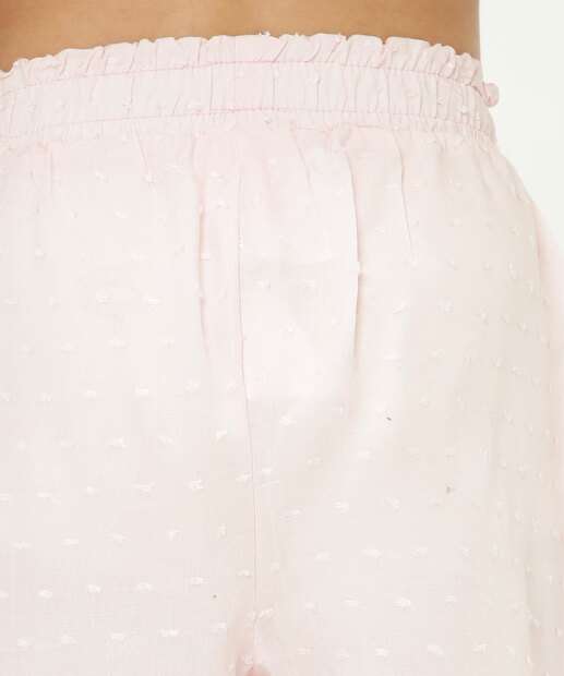 Conjunto Infantil Textura Babado Tam 4 a 10