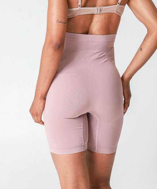 Bermuda Feminina Maternidade Loba Bege