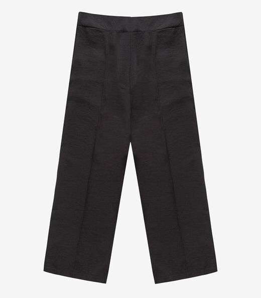 Calça Feminina Pantalona Plus Size Renaluci Preto