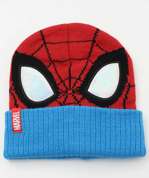 Image_Touca Infantil Tricô Bordado Homem Aranha Marvel