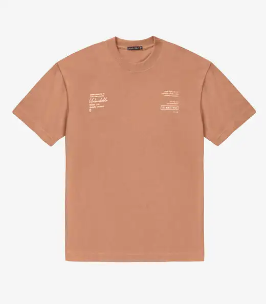 Camiseta Masculina Diametro Marrom