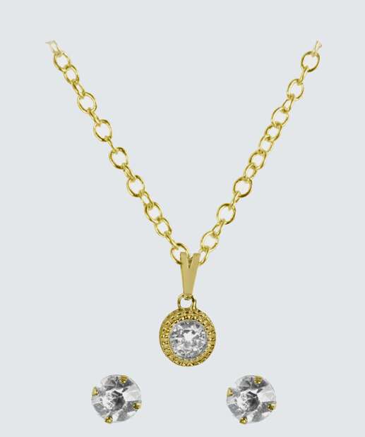 Kit Relógio Feminino Strass Lince LRGH165L30K00TS2KX