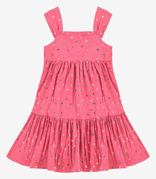 Image_Vestido Infantil Malha Delicate Foil Rovi Kids Rosa