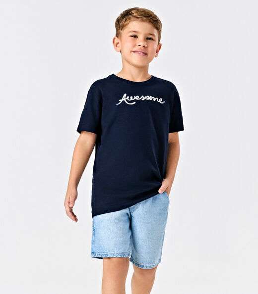Bermuda Jeans Masculina Trick Nick Azul