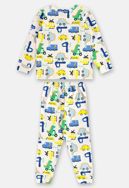 Pijama Longo Infantil Unissex Suedine Up Baby